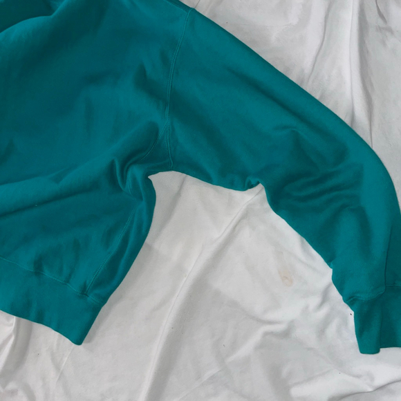 Champion Reverse Weave Teal Sweatshirt Size Large for Women - Picture 10 of 11